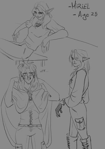 Original DnD Character Designs - Miriel