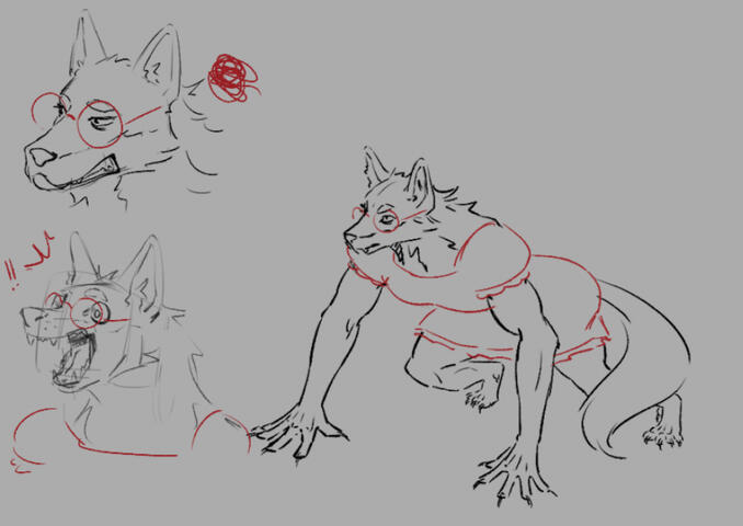 Red Riding Hood Wolf