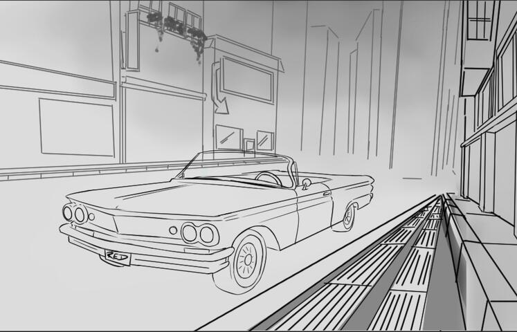 Red Riding Hood sketch illustration